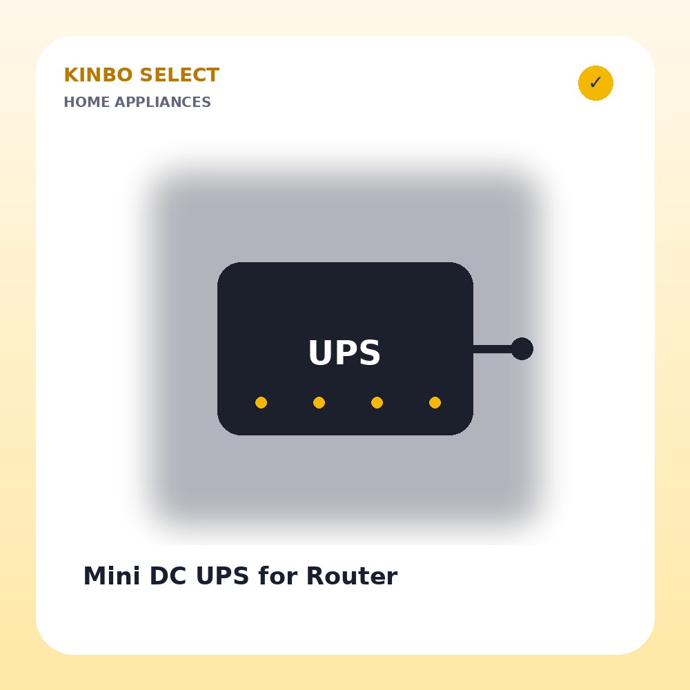Mini DC UPS for Router