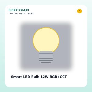 Smart LED Bulb 12W RGB+CCT
