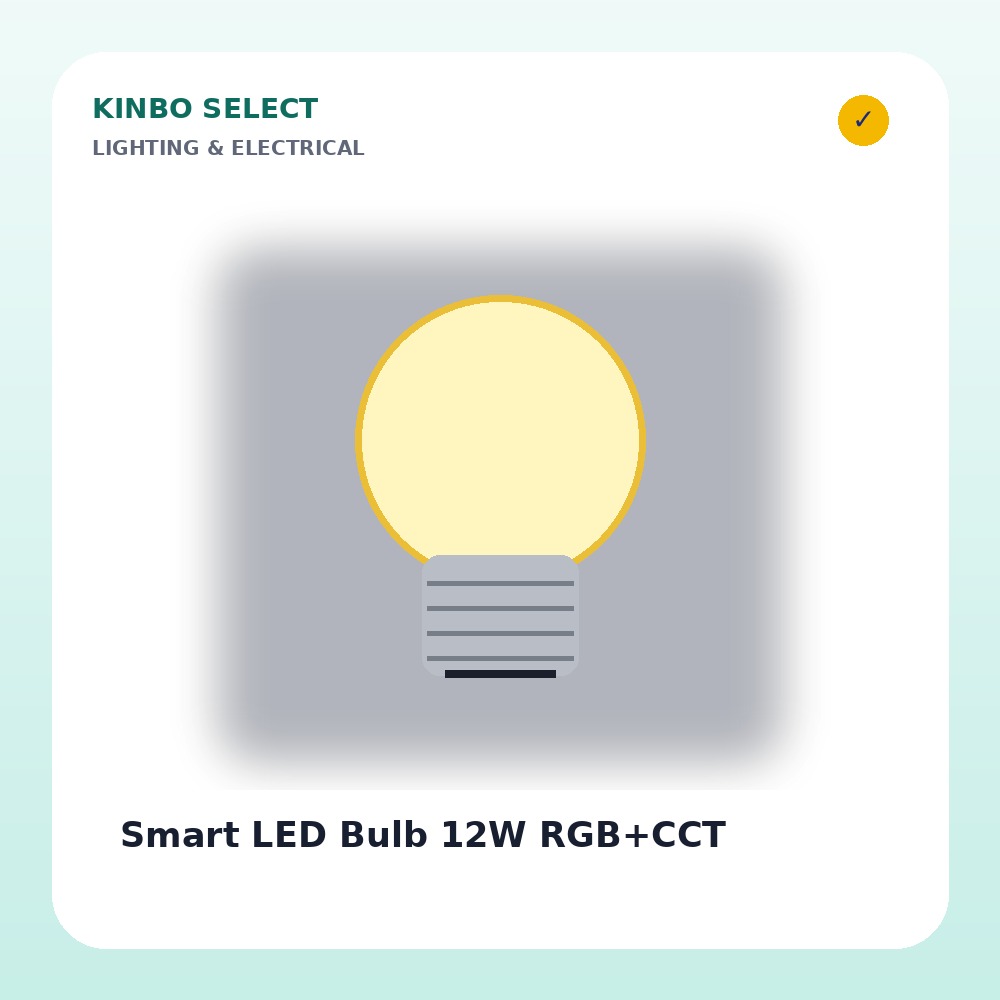 Smart LED Bulb 12W RGB+CCT